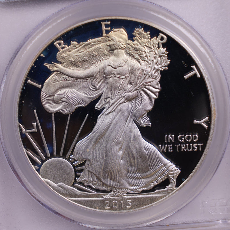 2013-W Proof American Silver Eagle., PCGS PR-70., Store