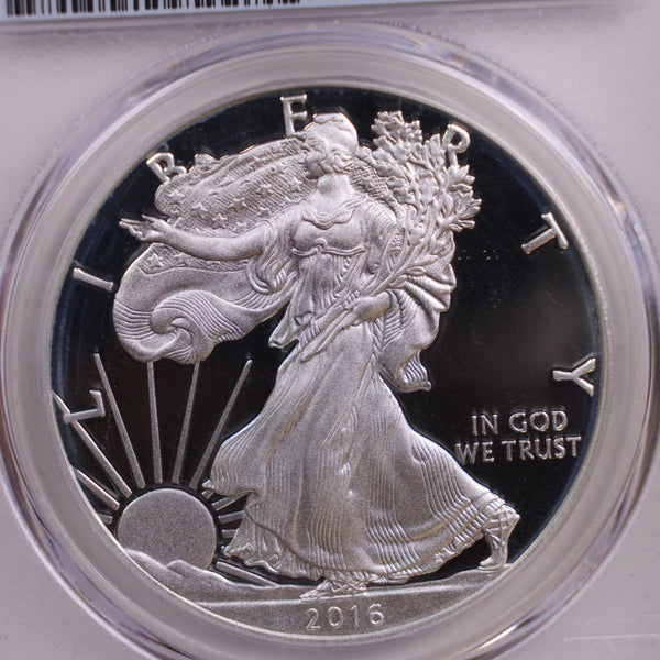 2016-W Proof American Silver Eagle., PCGS PR-70., Store #AE0004.
