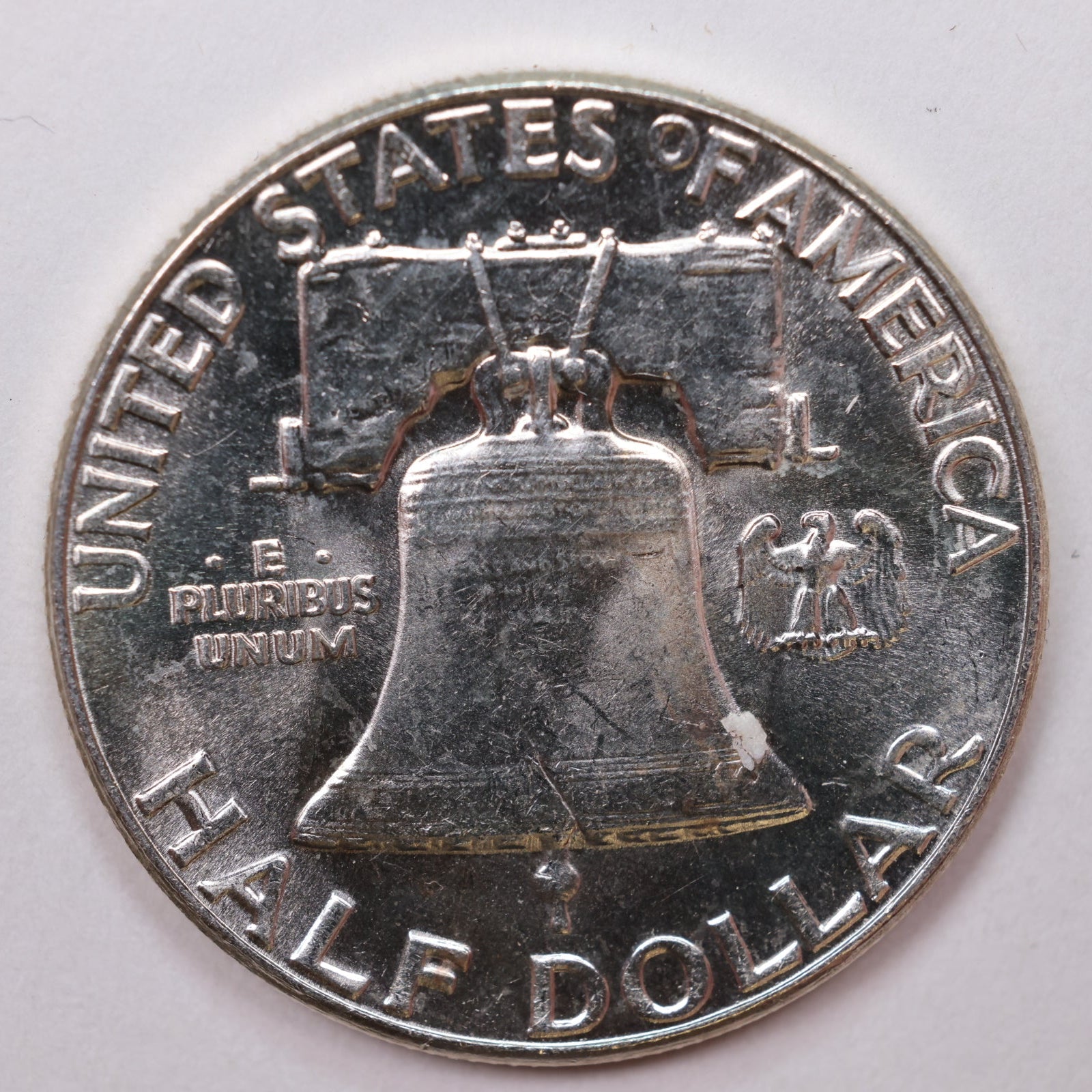1963 Franklin Half Dollar, Mint State Uncirculated Coin, Store #HR1380.