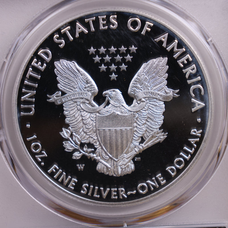 2017-W Proof American Silver Eagle., PCGS PR-70., Store