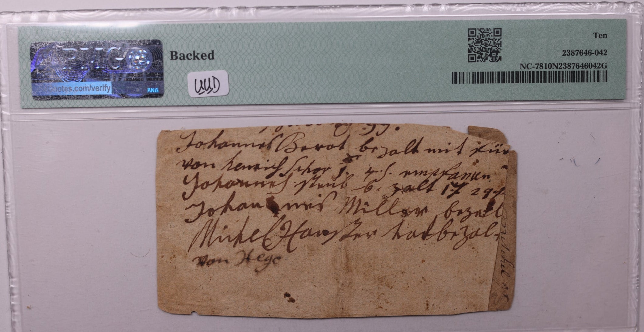 March 9, 1757, 15 Shillings, North Carolina, Colonial Note, PMG VG10, Store #GCY002.