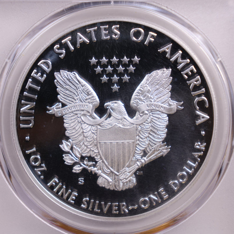 2018-W Proof American Silver Eagle., PCGS PR-70., Store