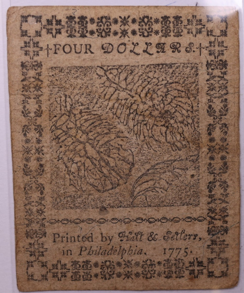 May 9, 1776 Continental Colonial Currency, Affordable Collectible Currency, Sale