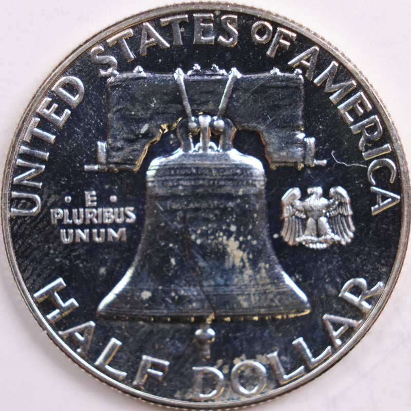 1961 Franklin Half Dollar, Proof Uncirculated Coin, Store
