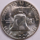 1955 Franklin Half Dollar, Mint State Uncirculated Coin, Store