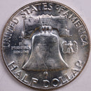 1955 Franklin Half Dollar, Mint State Uncirculated Coin, Store