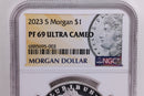 2023-S Morgan Silver Dollar Commemorative Proof, NGC PF 69, Store