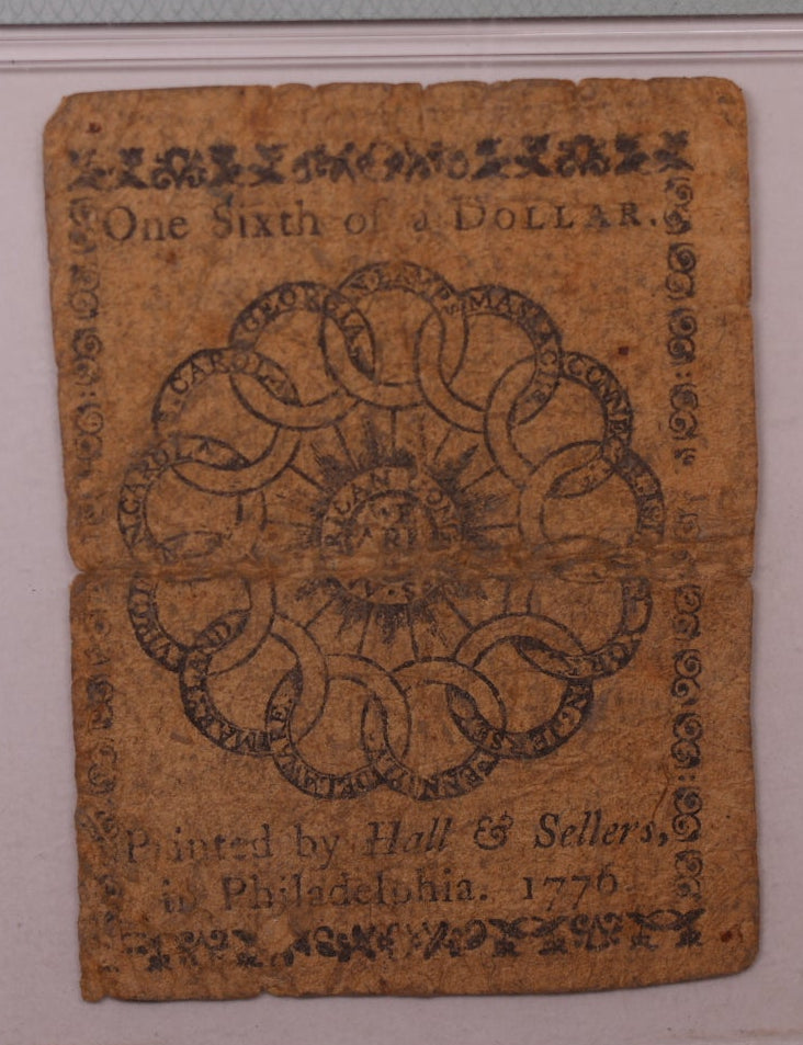 February 17, 1776, Continental, Colonial Note, PMG VF20, Store #GCY013.