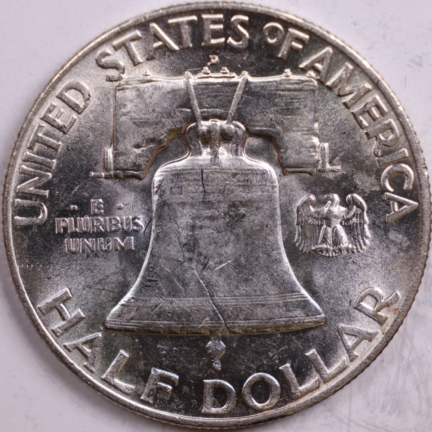 1951-D Franklin Half Dollar, Mint State Uncirculated Coin, Store #HR0476