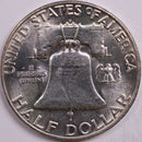 1952-D Franklin Half Dollar, Mint State Uncirculated Coin, Store