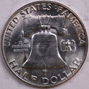 1954-D Franklin Half Dollar, Mint State Uncirculated Coin, Store
