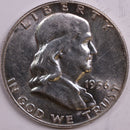 1956 Franklin Half Dollar, Mint State Uncirculated Coin, Store