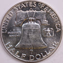 1958-D Franklin Half Dollar, Mint State Uncirculated Coin, Store