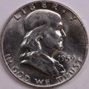 1959 Franklin Half Dollar, Mint State Uncirculated Coin, Store