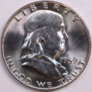 1959-D Franklin Half Dollar, Mint State Uncirculated Coin, Store