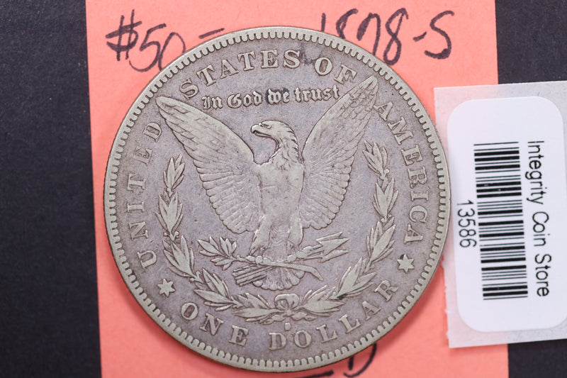 1878-S Morgan Silver Dollar, Affordable Circulated Coin, Store