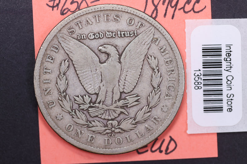 1879-CC Morgan Silver Dollar, Affordable Circulated Coin, Store