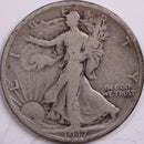 1917-S Walking Liberty Half Dollar, Very Good Circulated Coin, Store