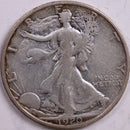 1920 Walking Liberty Half Dollar, Very Good Circulated Coin, Store