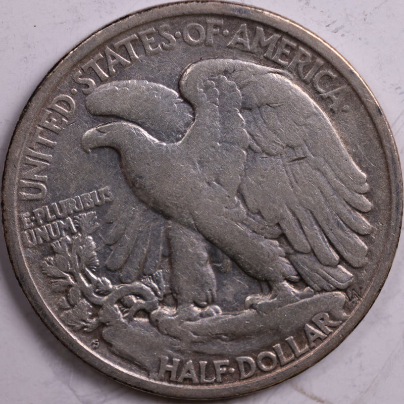 1920 Walking Liberty Half Dollar, Very Good Circulated Coin, Store