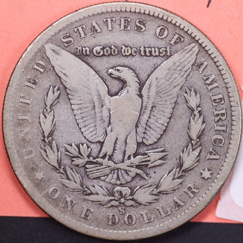1880-S Morgan Silver Dollar, Affordable Circulated Coin, Store