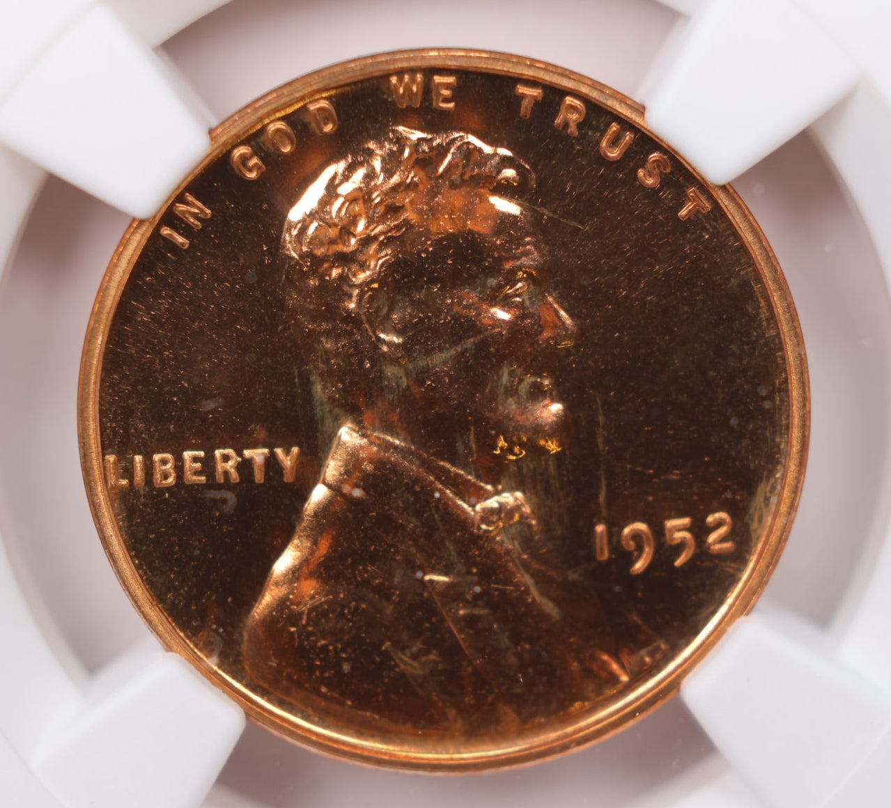 1952 Lincoln Wheat Cents, NGC Proof-67, Red. Proof Strike, Store #CT1177.