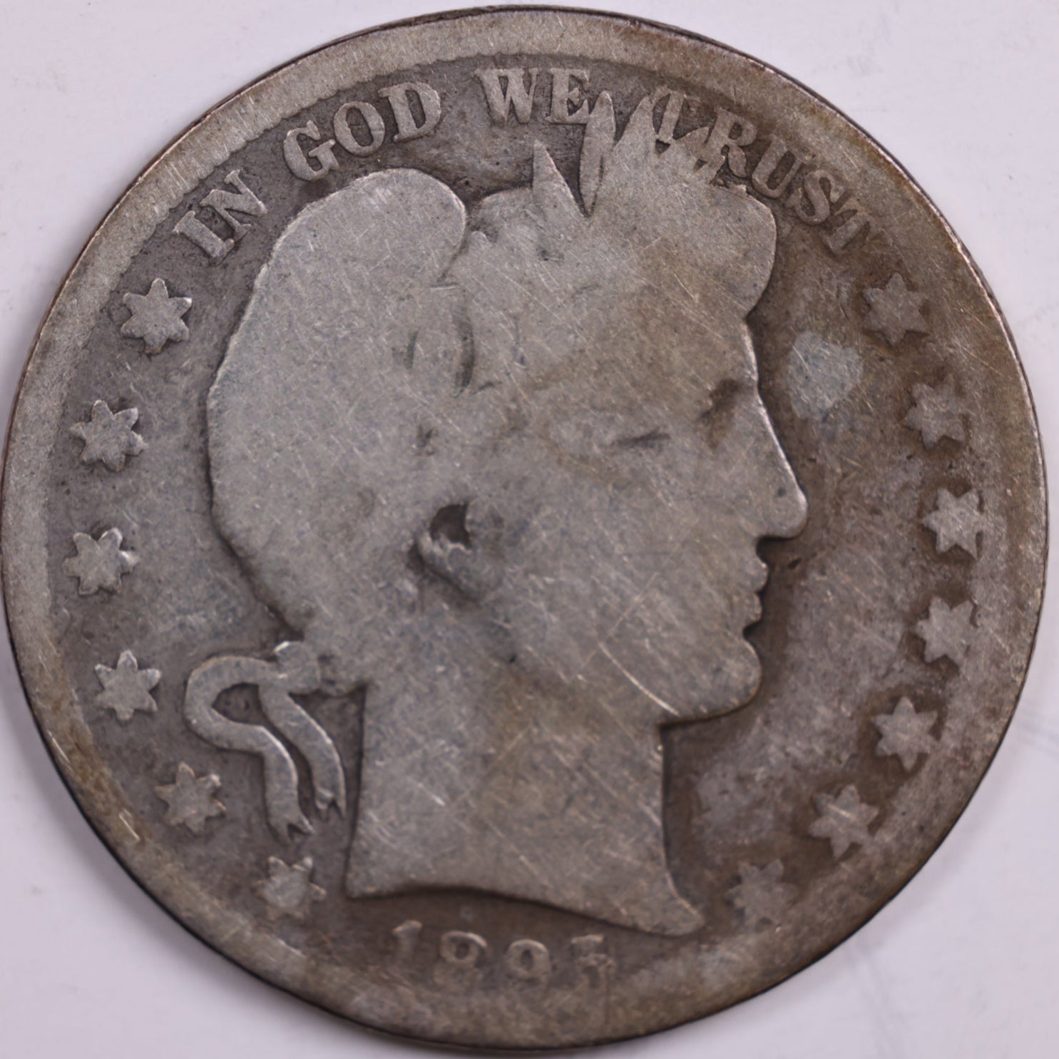 1895-O Barber Half Dollar, Fair Circulated Coin, Store #HR0504