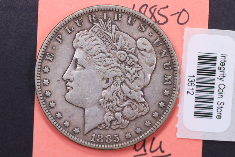 1885-O Morgan Silver Dollar, Affordable Circulated Coin, Store Sale