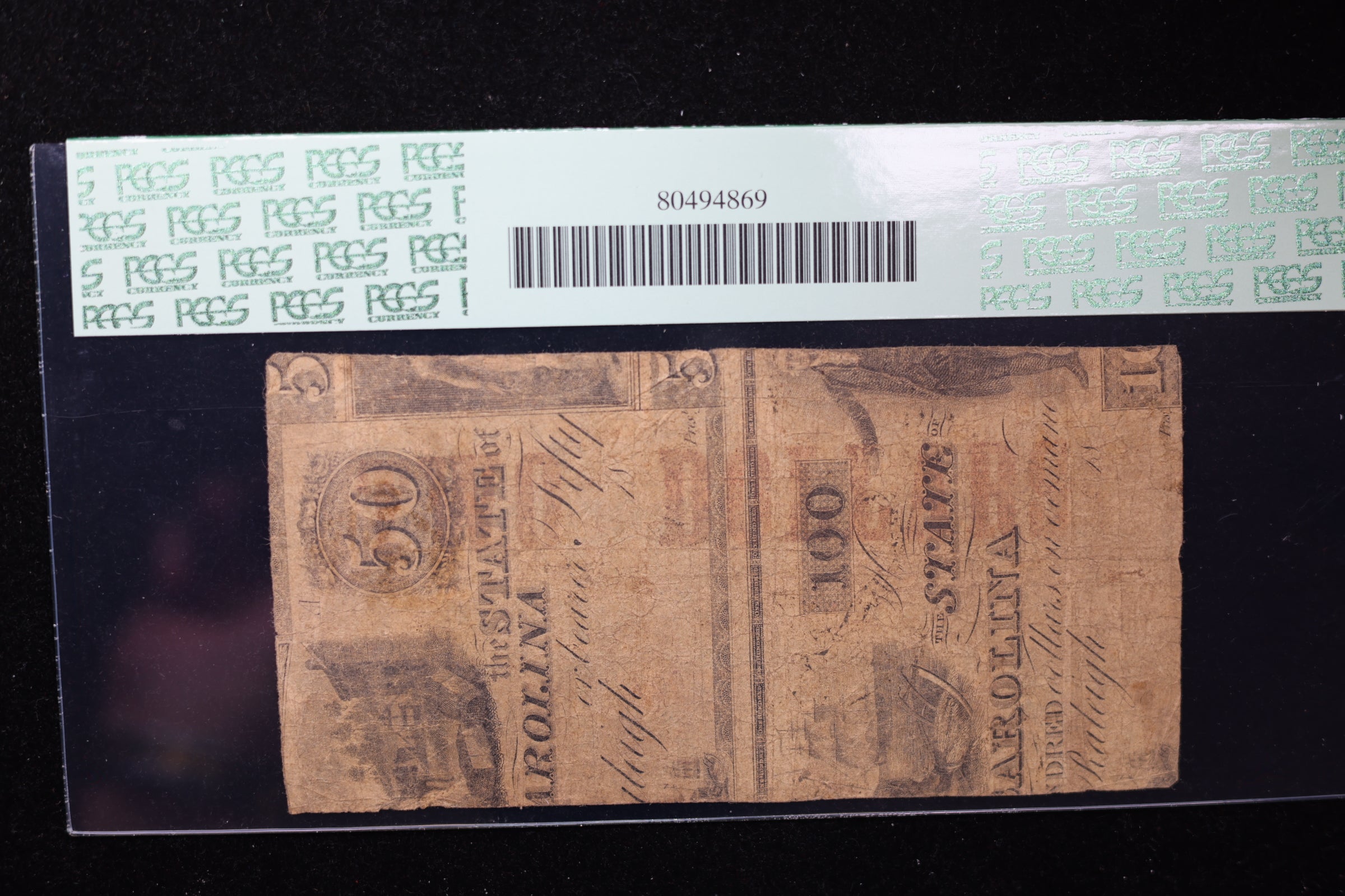 1861 $2., State of North Carolina., Raleigh., PCGS F-12., Store #GNC022