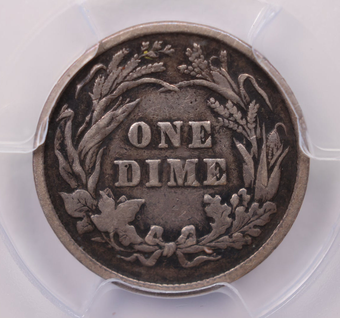 1894 Barber Silver Dime, PCGS Certified F-15. Store Sale #DE0826.