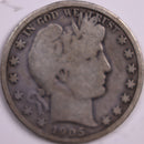 1905-S Barber Half Dollar, Good Circulated Coin, Store