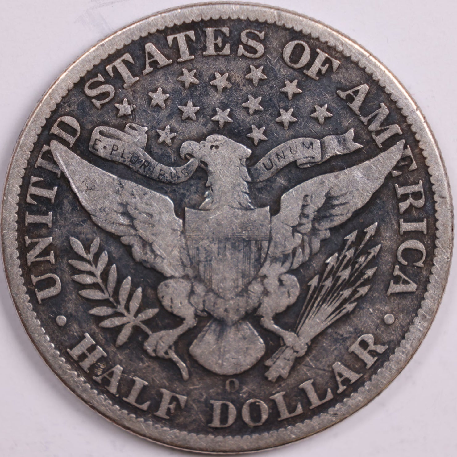 1908-O Barber Half Dollar, Fine Circulated Coin, Store #HR0552