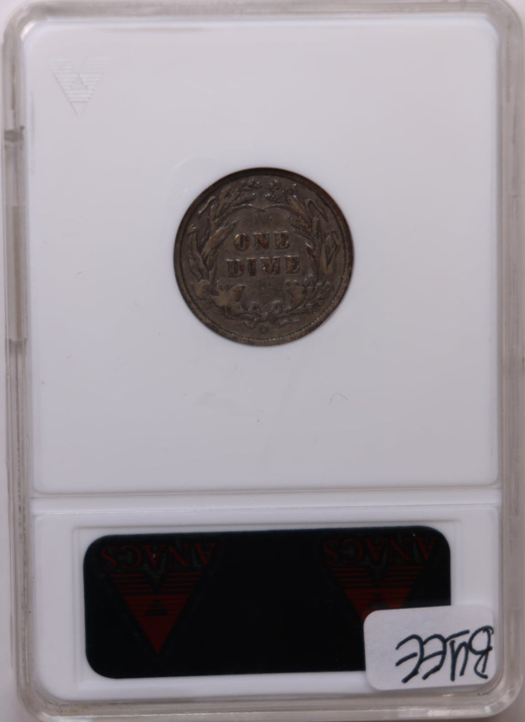 1895-O Barber Silver Dime, ANACS Soap Box, Certified VF-20. Store Sale #DE0827.