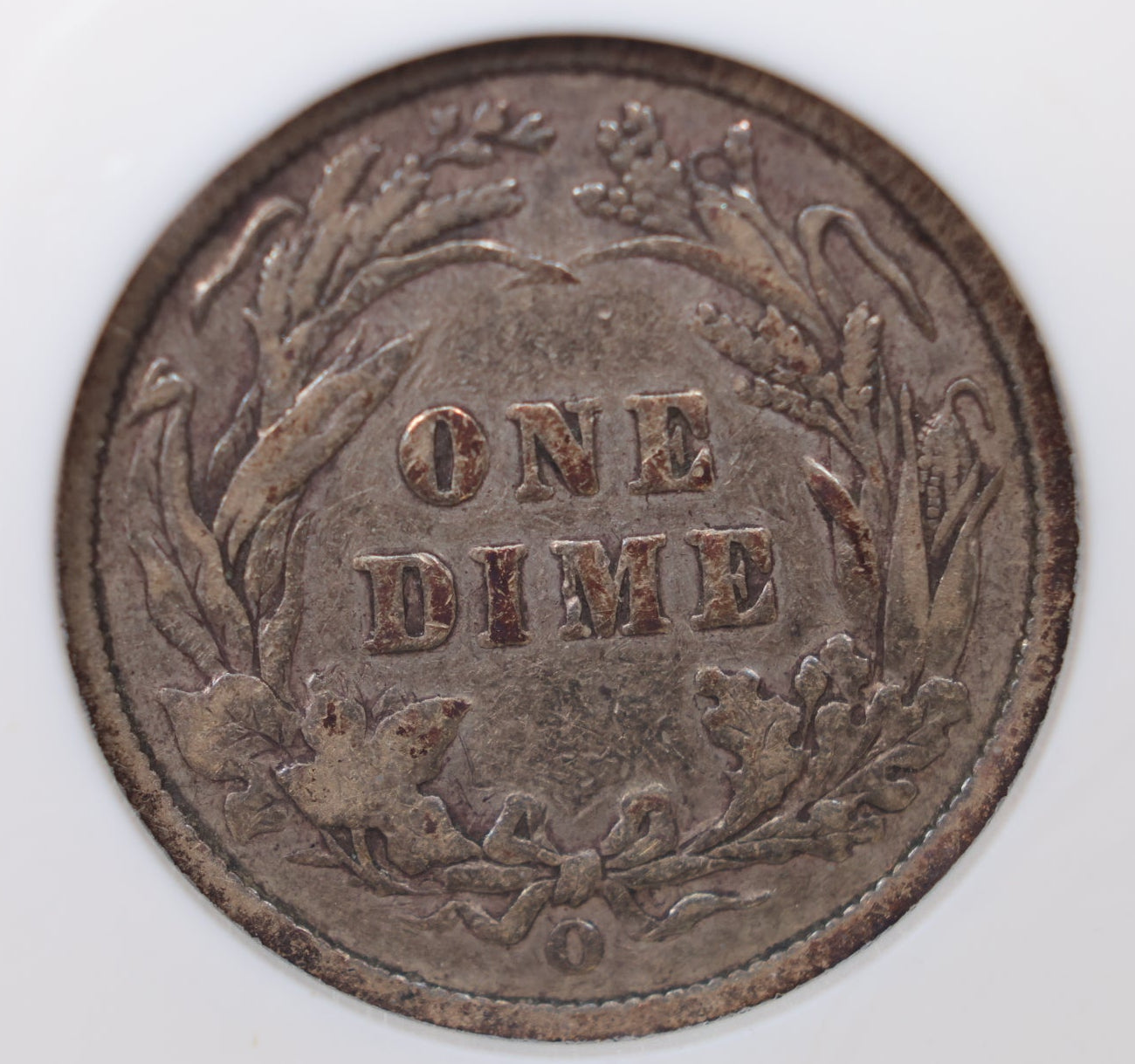 1895-O Barber Silver Dime, ANACS Soap Box, Certified VF-20. Store Sale #DE0827.