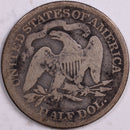 1878 Liberty Seated Half Dollar, Good Circulated Coin, Store