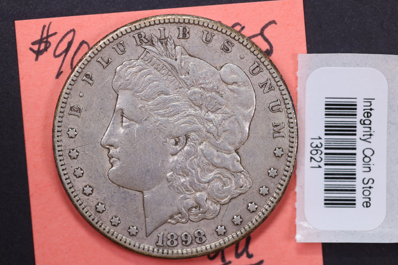 1898-S Morgan Silver Dollar, Affordable Circulated Coin, Store Sale