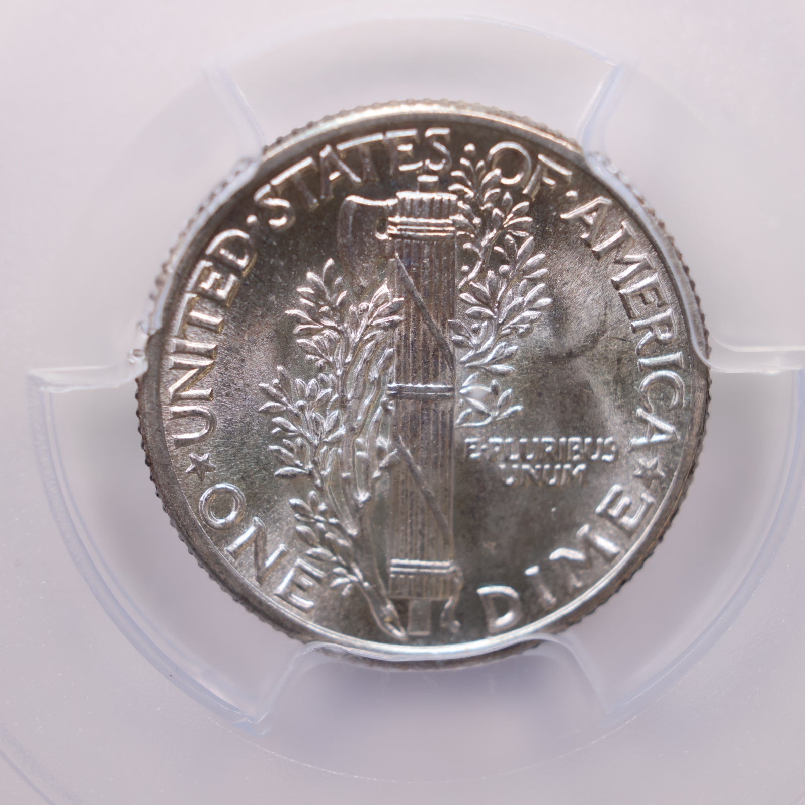 1939 Mercury Silver Dime, Gem Mint State, PCGS MS64, Green CAC. Store #DE0830.