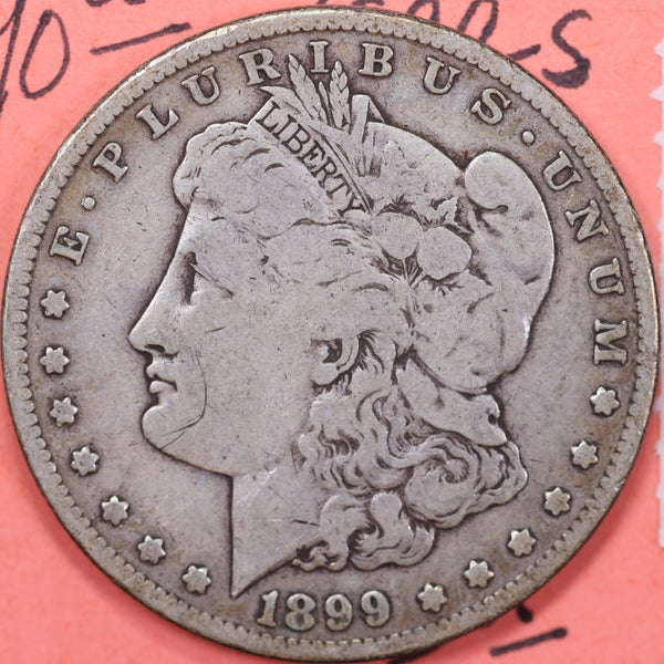 1899-S Morgan Silver Dollar, Affordable Circulated Coin, Store Sale#13625