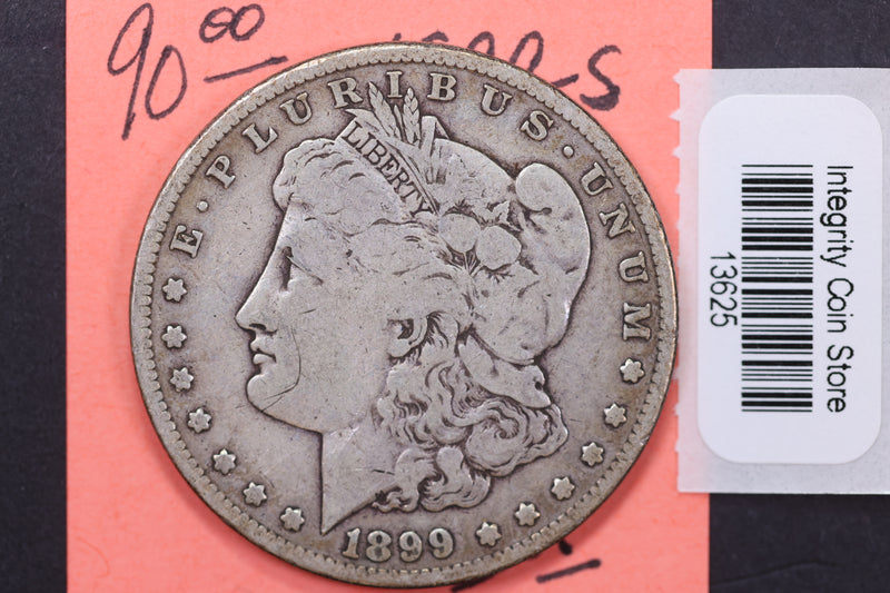 1899-S Morgan Silver Dollar, Affordable Circulated Coin, Store Sale