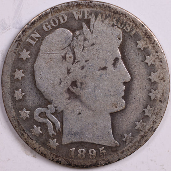 1895-O Barber Half Dollar, Fair Circulated Coin, Store #HR0516