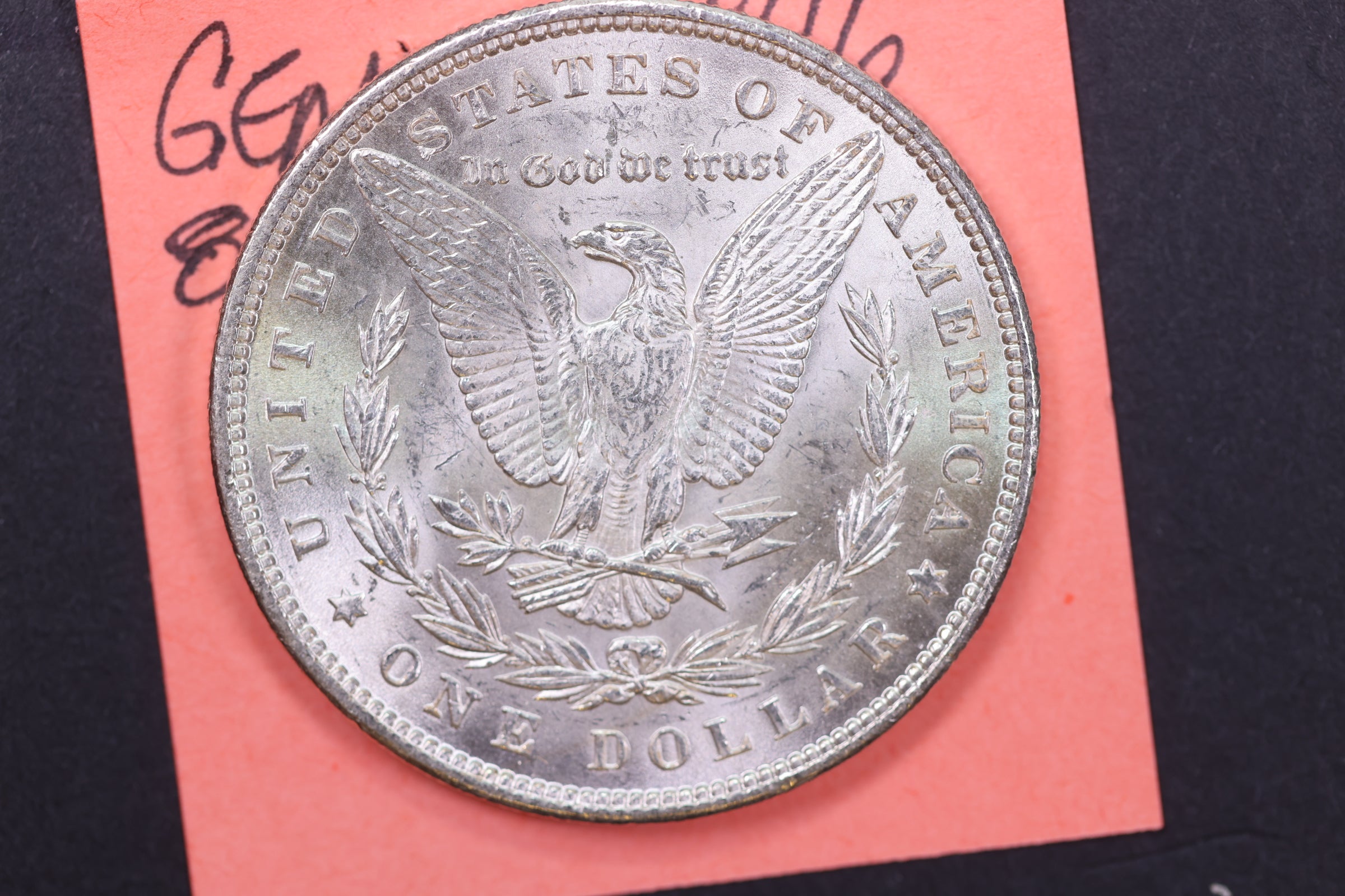 1896 Morgan Silver Dollar, Gem Brilliant Uncirculated Coin. Store #13563
