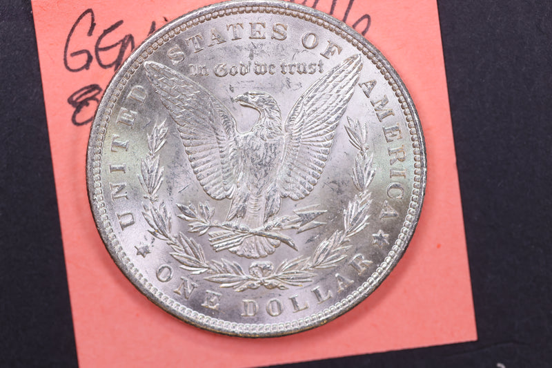 1896 Morgan Silver Dollar, Gem Brilliant Uncirculated Coin. Store