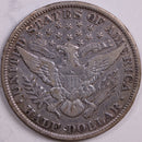 1897 Barber Half Dollar, Very Fine Circulated Coin, Store