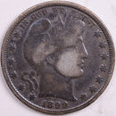 1899 Barber Half Dollar, Very Good Circulated Coin, Store