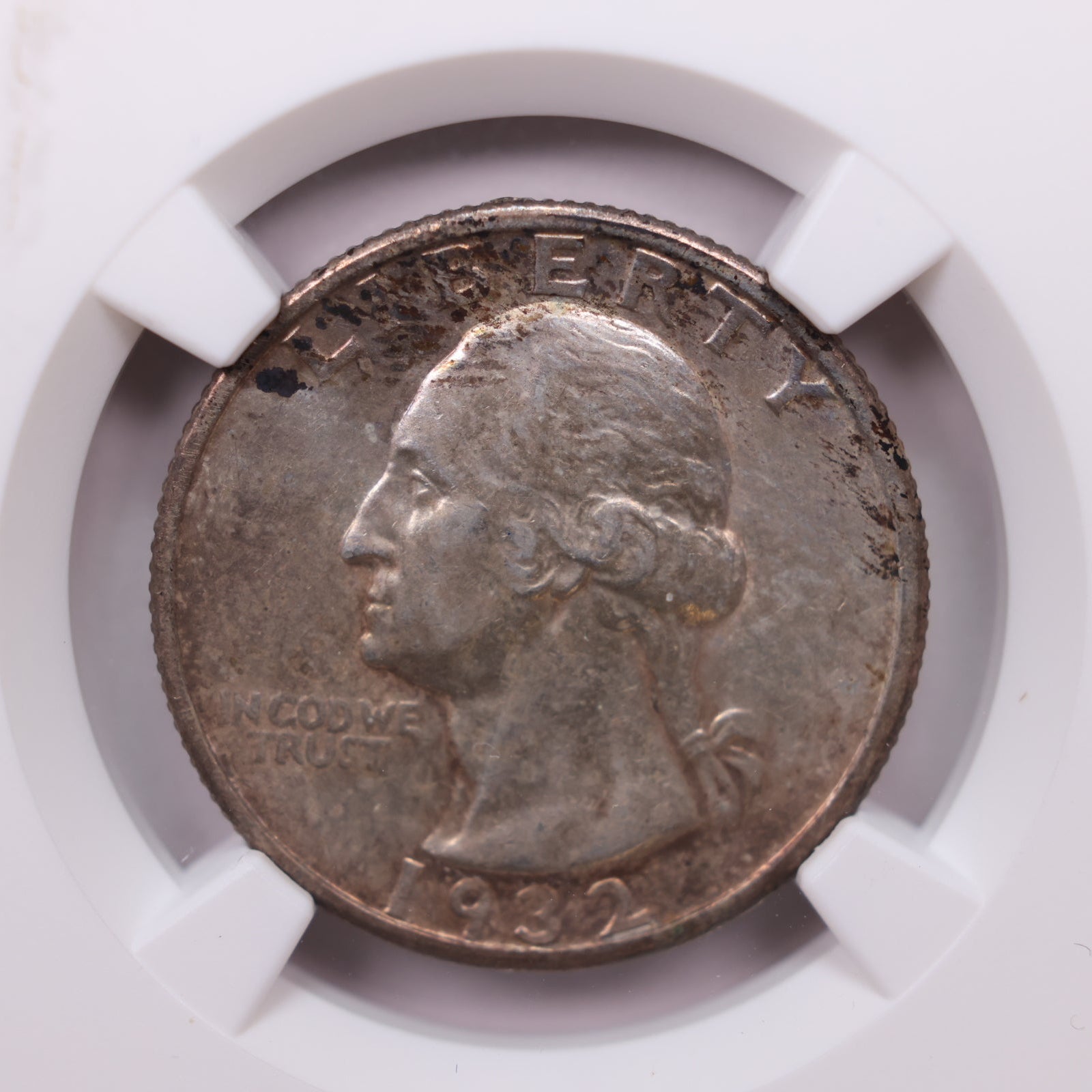 1932-S Washington Silver Quarter, NGC AU-55, Nice Key Date, Store #QR1156