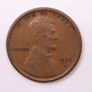 1916-S Lincoln Wheat Cents., Extra Fine +., Store