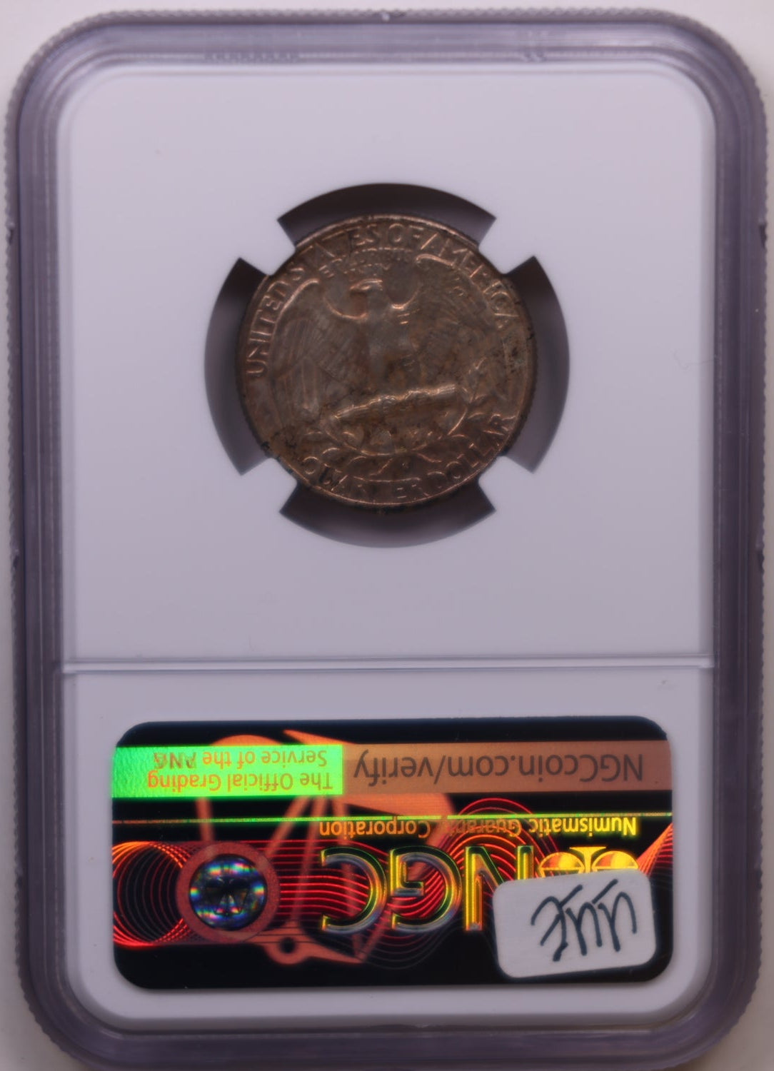 1932-S Washington Silver Quarter, NGC AU-55, Nice Key Date, Store #QR1156