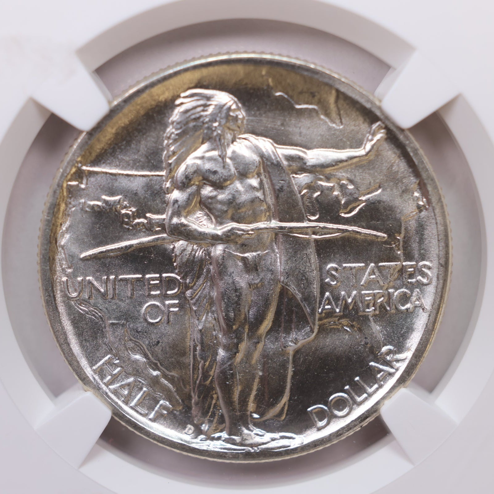 1938-D Oregon Trail Silver Half Dollar Commemorative, NGC MS-67. Store #GEC002