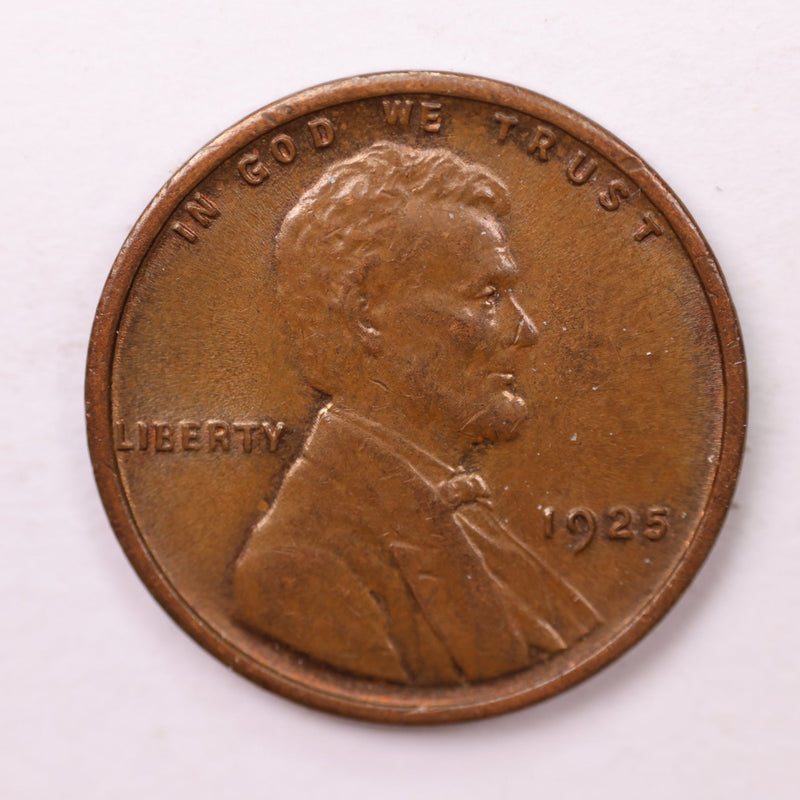 1925 Lincoln Wheat Cents., Extra Fine., Store