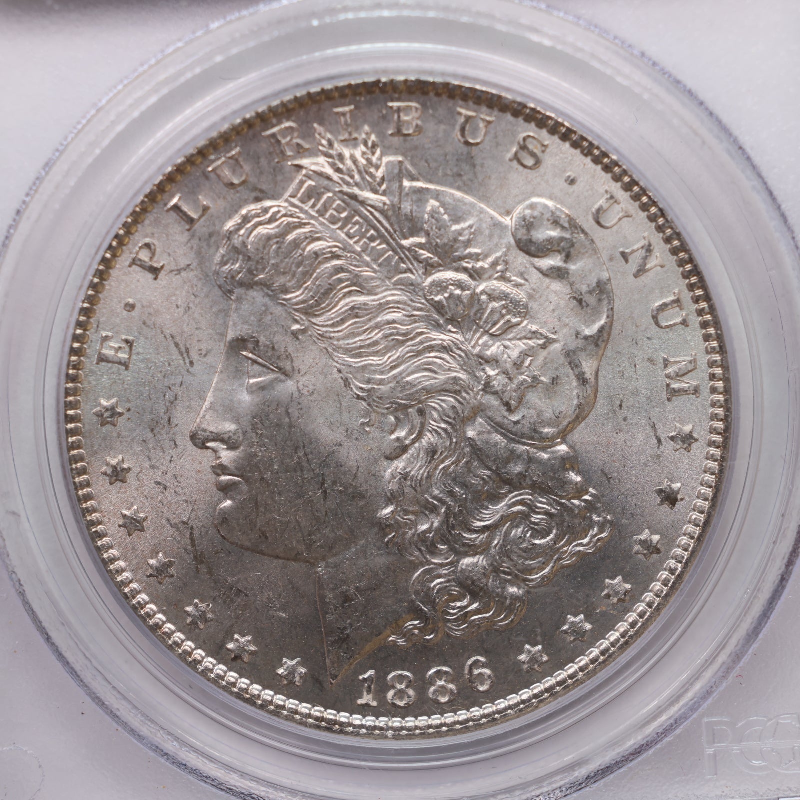 1886 Morgan Silver Dollar, PCGS Certified and Graded MS-63, Store SALE #GDR0349.